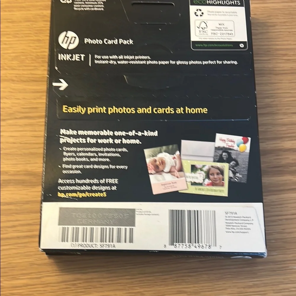 HP Photo Card Pack